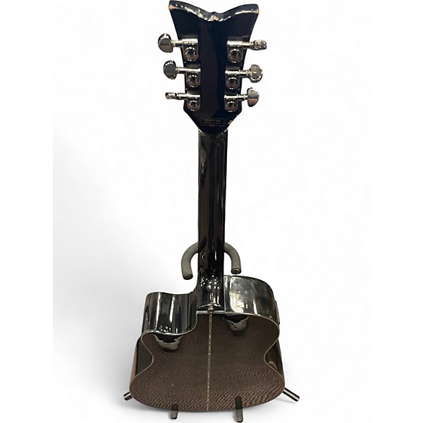 Used Schecter Guitar Research Hellraiser Studio Black Acoustic Electric Guitar