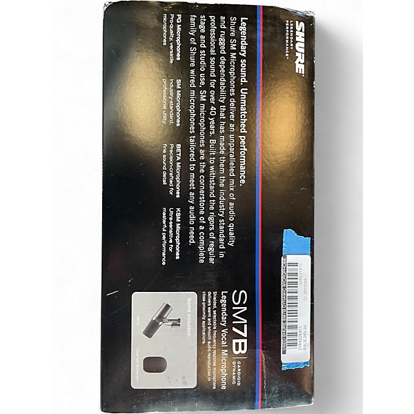 Used Shure SM7B Dynamic Microphone