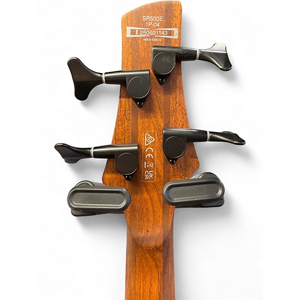 Used Ibanez SR500E Natural Electric Bass Guitar