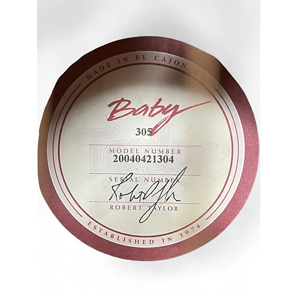 Used Taylor baby 305 Natural Acoustic Guitar