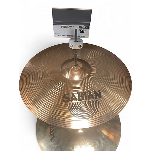 Used SABIAN 14in B8 Hi Hat Pair Cymbal
