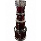Used PRECISION DRUM CO 5 Piece precision plus Metallic Red Drum Kit