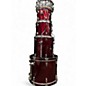Used PRECISION DRUM CO 5 Piece precision plus Metallic Red Drum Kit