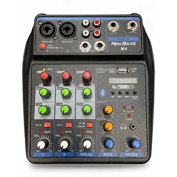 Used New Baxs m4 Powered Mixer