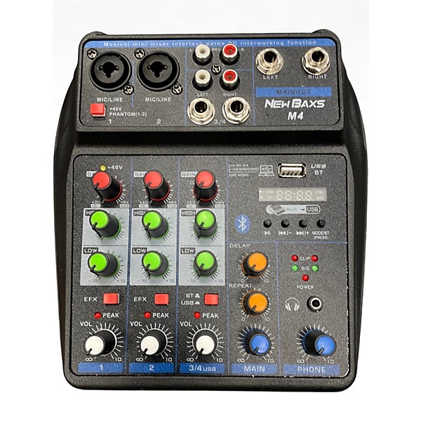 Used New Baxs m4 Powered Mixer