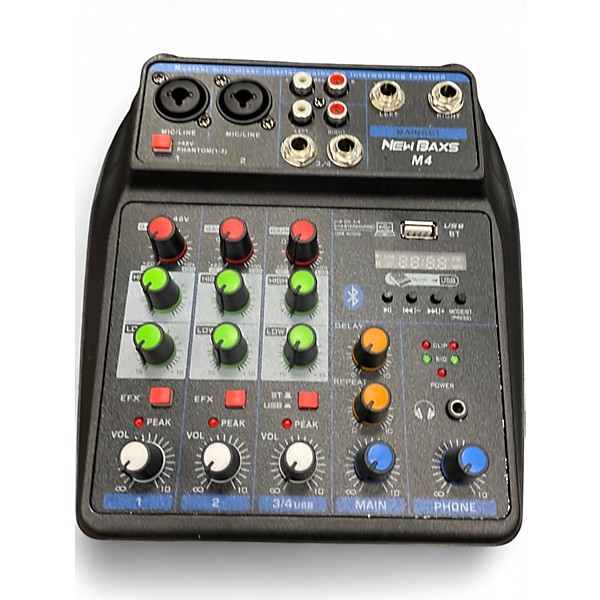 Used New Baxs m4 Powered Mixer