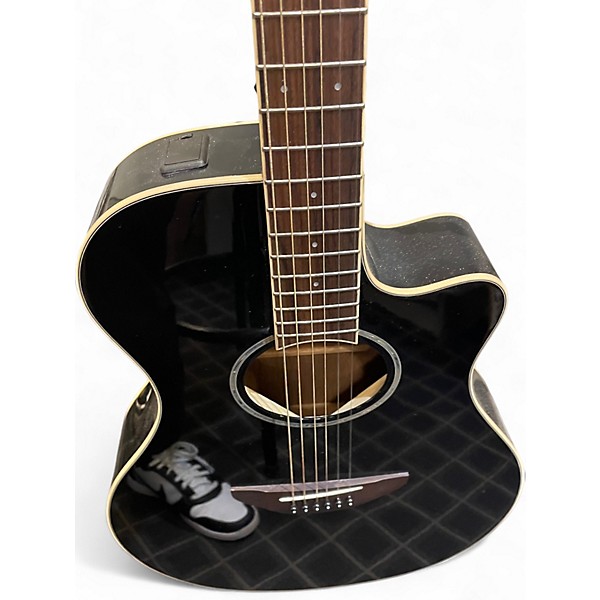 Used Yamaha APX600 Black Acoustic Electric Guitar