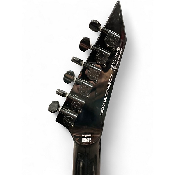 Used ESP LTD KH602 Kirk Hammett Signature Black Solid Body Electric Guitar