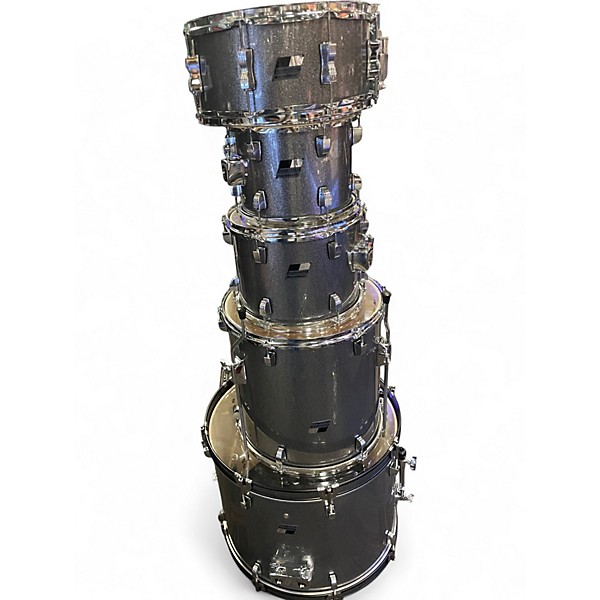 Used Ludwig 5 Piece BACKBEAT BLUE SPARCKLE Drum Kit