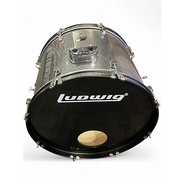 Used Ludwig 5 Piece BACKBEAT BLUE SPARCKLE Drum Kit