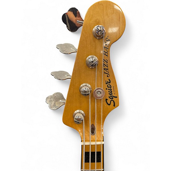 Used Squier Classic Vibe 70s Jazz Bass Natural Electric Bass Guitar
