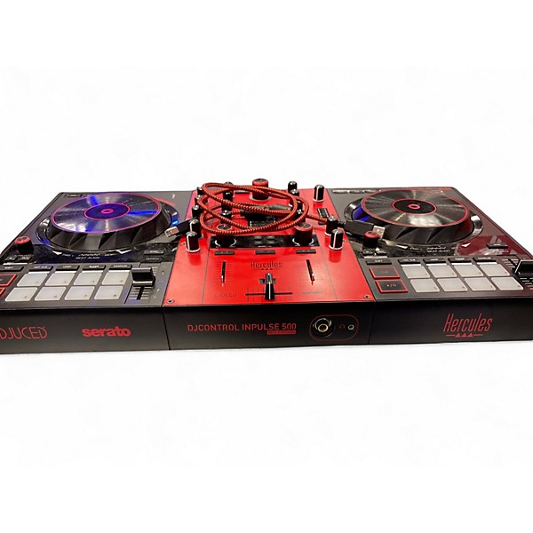 Used Hercules DJ INPULSE 500 RED EDITION DJ Controller