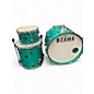 Used TAMA 3 Piece Superstar 50th Anniversary Reissue Aquamarine Drum Kit thumbnail