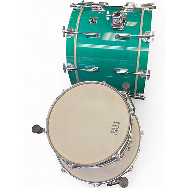 Used TAMA 3 Piece Superstar 50th Anniversary Reissue Aquamarine Drum Kit