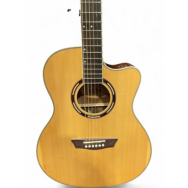 Used Washburn AG70CE Natural Acoustic Electric Guitar