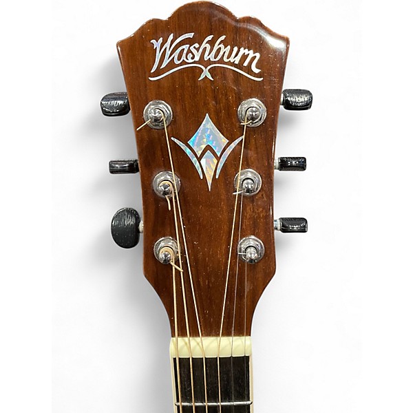 Used Washburn AG70CE Natural Acoustic Electric Guitar