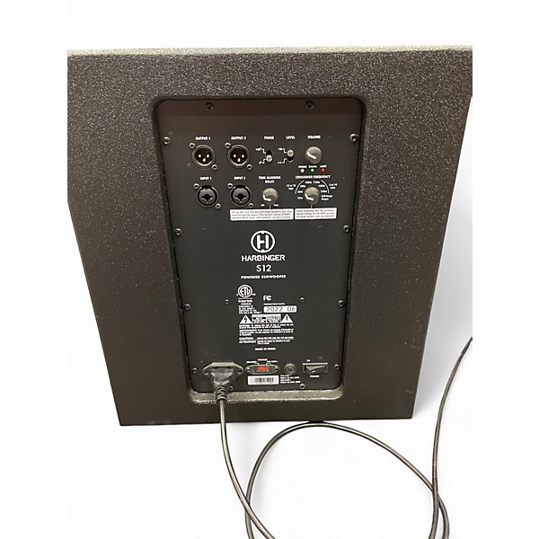Used Harbinger S12 Powered Subwoofer