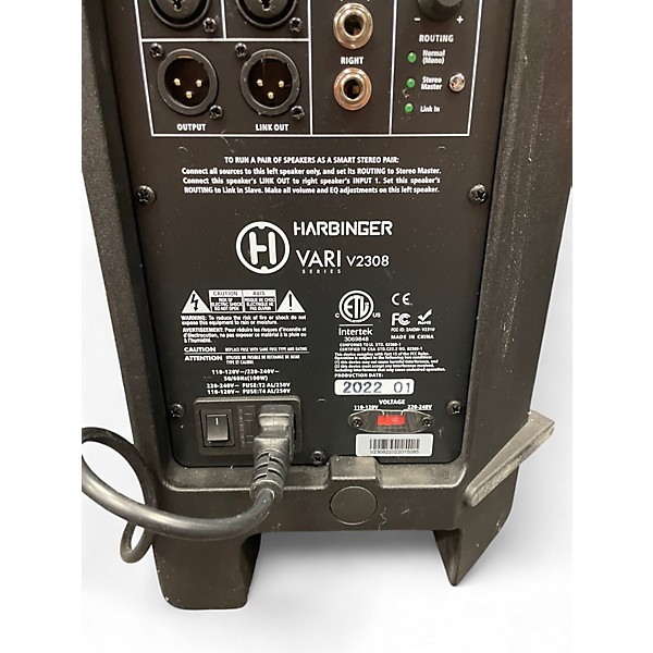 Used Harbinger V2308 Powered Speaker