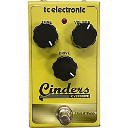 Used TC Electronic Cinders Overdrive Effect Pedal