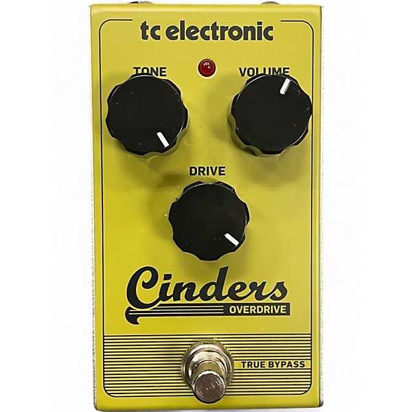 Used TC Electronic Cinders Overdrive Effect Pedal