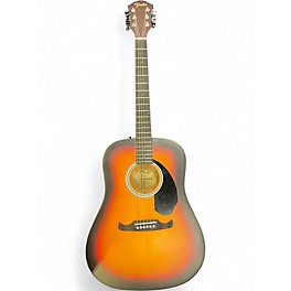 Used Fender FA-125 Dreadnought 2 Color Sunburst Acoustic Guitar