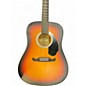 Used Fender FA-125 Dreadnought 2 Color Sunburst Acoustic Guitar