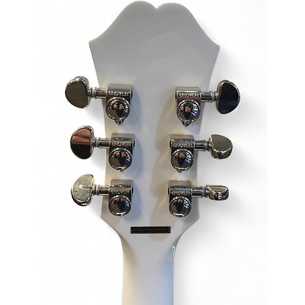 Used Epiphone Dove Pro Alpine White Acoustic Electric Guitar