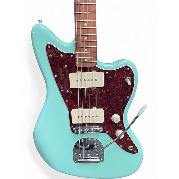 Used Fender Vintera 60s Jazzmaster Modified Surf Green Solid Body Electric Guitar