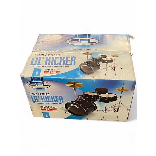 Used SPL 3 Piece Lil' Kicker Complete 3 Piece Set Wine Red Drum Kit