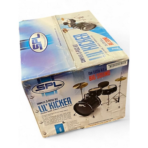 Used SPL 3 Piece Lil' Kicker Complete 3 Piece Set Wine Red Drum Kit