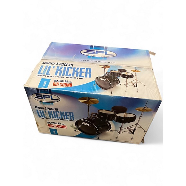 Used SPL 3 Piece Lil' Kicker Complete 3 Piece Set Wine Red Drum Kit