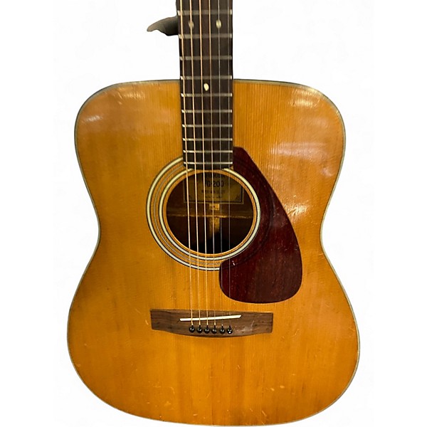Used Yamaha FG200 Natural Acoustic Guitar