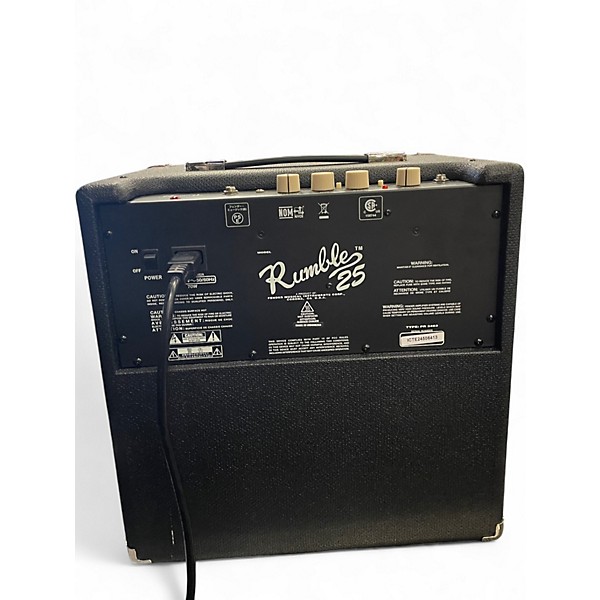 Used Fender RUMBLE 25 Bass Combo Amp