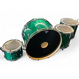 Used Gretsch Drums 4 Piece Catalina Club Series GREEN SPARKLE Drum Kit