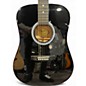 Used Fender SA 150 Black Acoustic Guitar