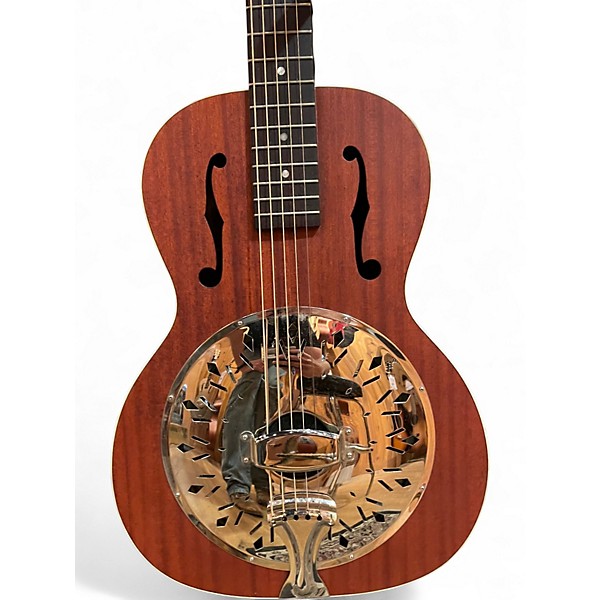 Used Recording King RR 41 BR Natural Resonator Guitar