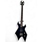 Used B.C. Rich RWBO Revenge Warlock Black Electric Bass Guitar thumbnail