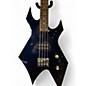 Used B.C. Rich RWBO Revenge Warlock Black Electric Bass Guitar