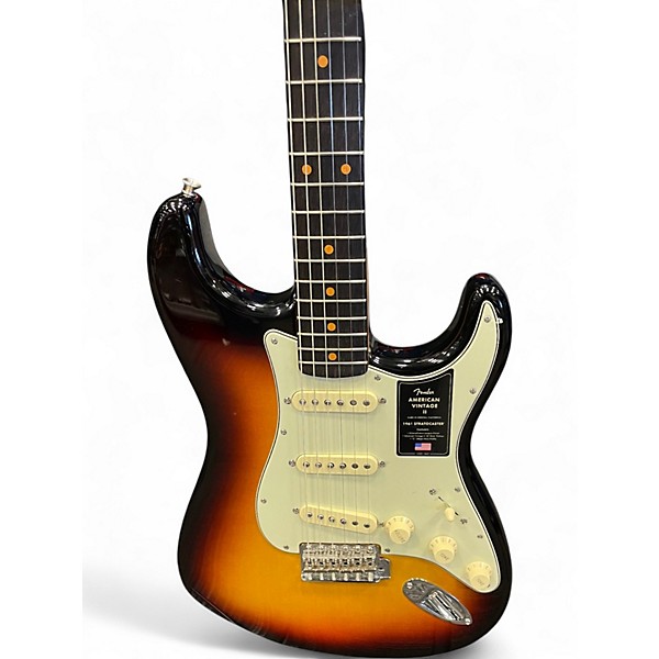 Used Fender Vintage II 1961 Strat 2 Color Sunburst Solid Body Electric Guitar