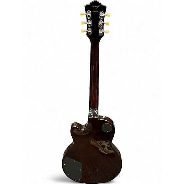 Used DeArmond M75T Metallic Gold Solid Body Electric Guitar