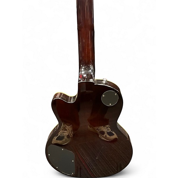 Used DeArmond M75T Metallic Gold Solid Body Electric Guitar