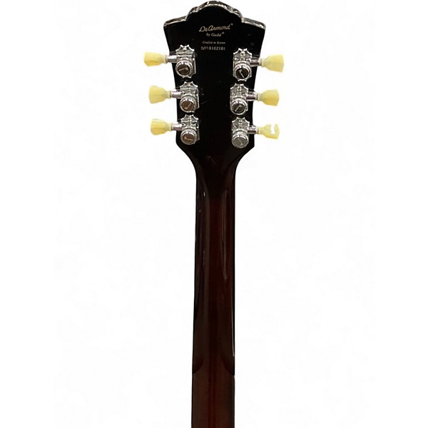 Used DeArmond M75T Metallic Gold Solid Body Electric Guitar