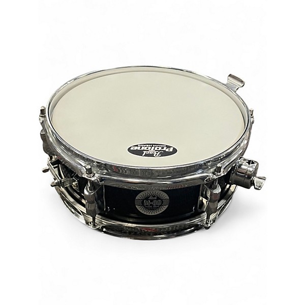 Used Pearl 10X4 M-80 Snare Black Drum