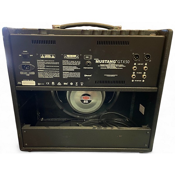 Used Fender GTX50 Mustang 1X12 Guitar Combo Amp