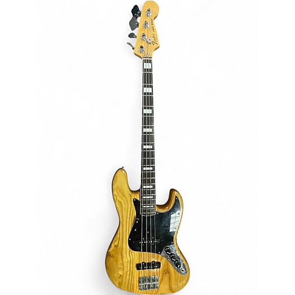 Vintage 1979 Fender Jazz Bass Natural (Refin) Electric Bass Guitar