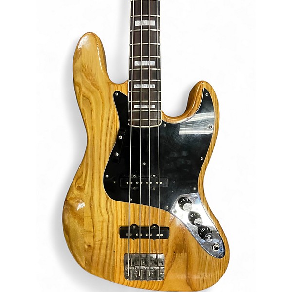 Vintage 1979 Fender Jazz Bass Natural (Refin) Electric Bass Guitar