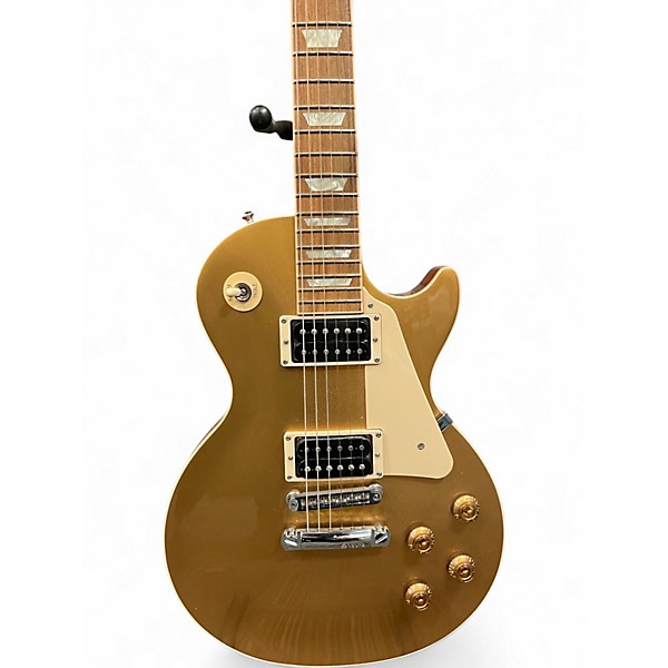 Used 2001 Gibson Les Paul Traditional Gold Top Solid Body Electric Guitar