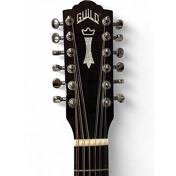 Used Guild F-1512 Natural Acoustic Electric Guitar