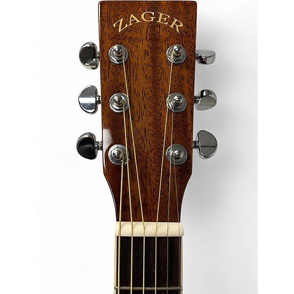 Used Zager ZAD50 Natural Acoustic Guitar