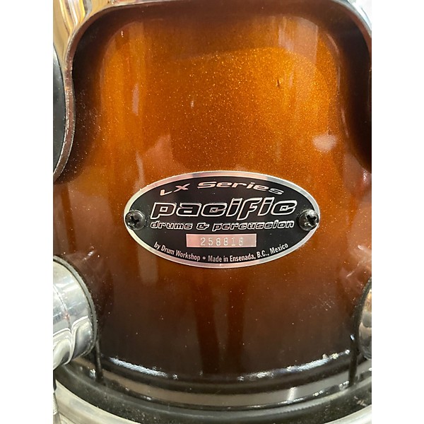 Used 2000s PDP by DW 5 Piece LX Series Pacific Amber Drum Kit